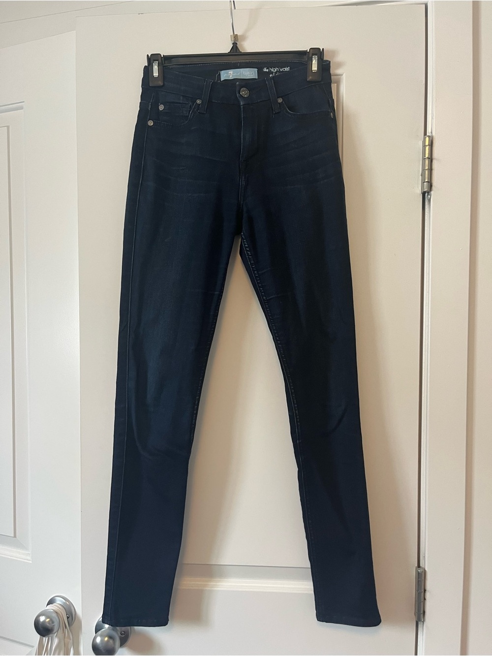 7 of all man kind Dark Wash Skinny Jeans
